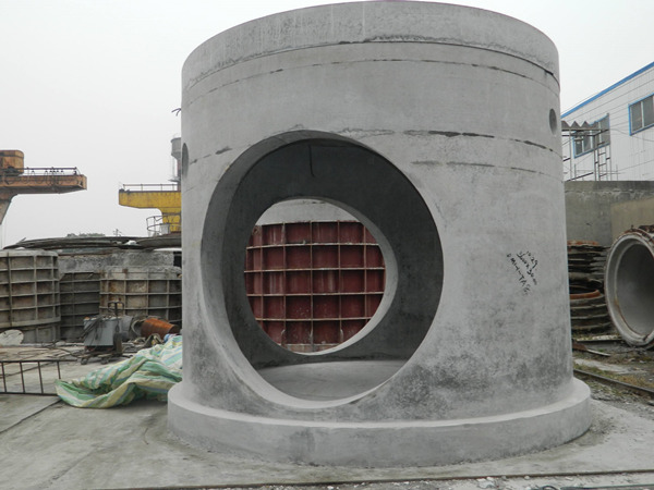 DN1200混凝土檢查井側面孔徑展示
